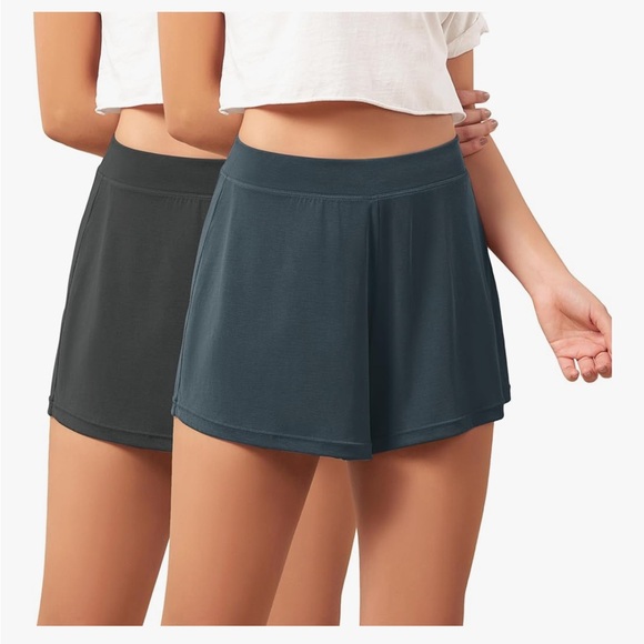 Women’s Ododos Modal Soft Lounge Shorts (2 Pack) - Picture 1 of 10